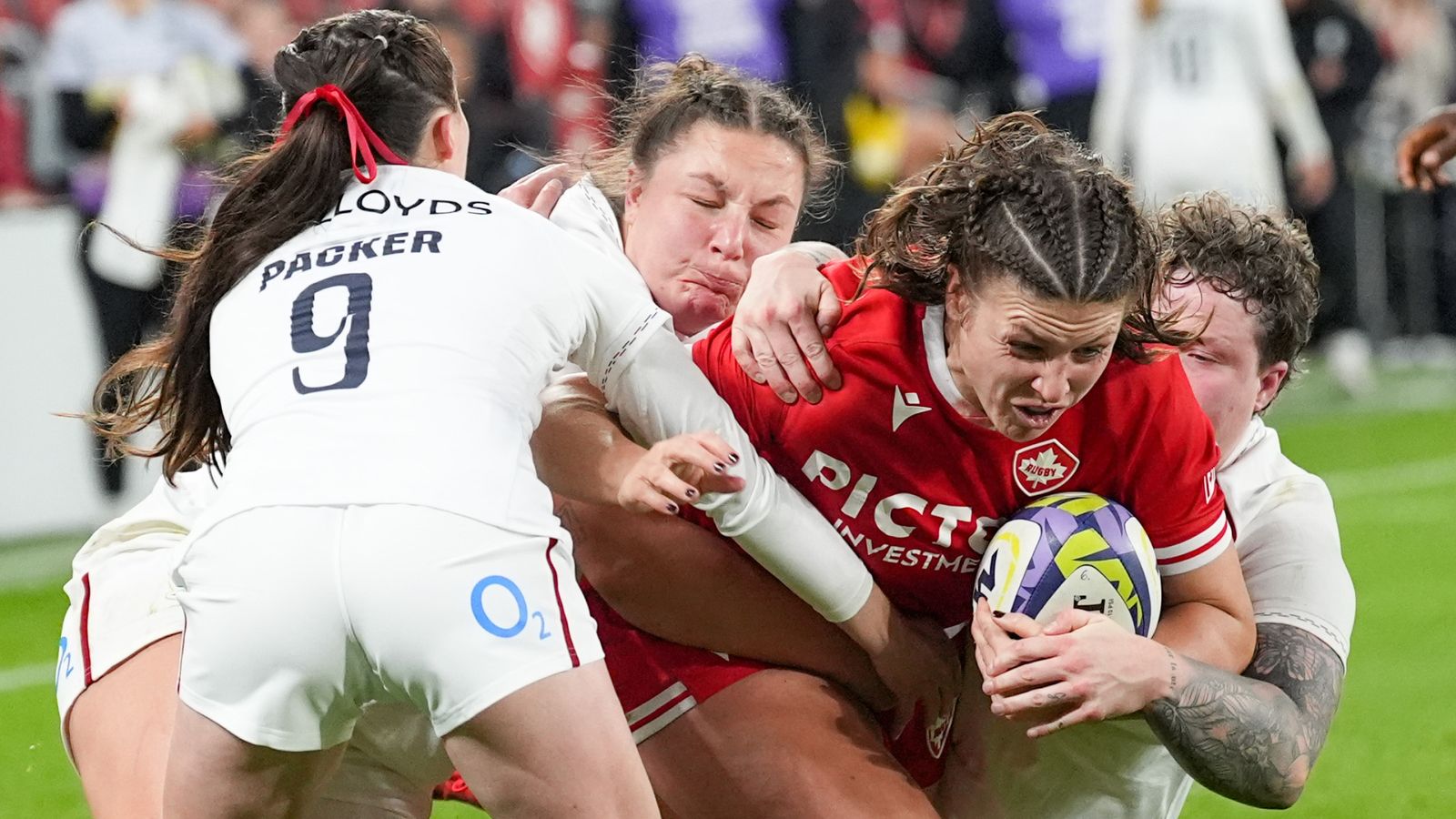 WXV Global Series: England stunned by a late rally from Canada as Red Roses' 41-match unbeaten run ends with 24