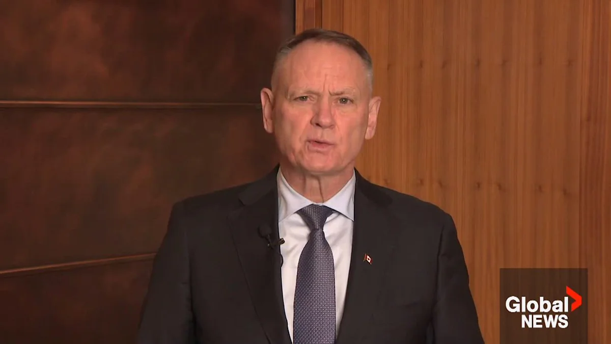 Minister McGuinty addresses CFB Wainwright Incident
