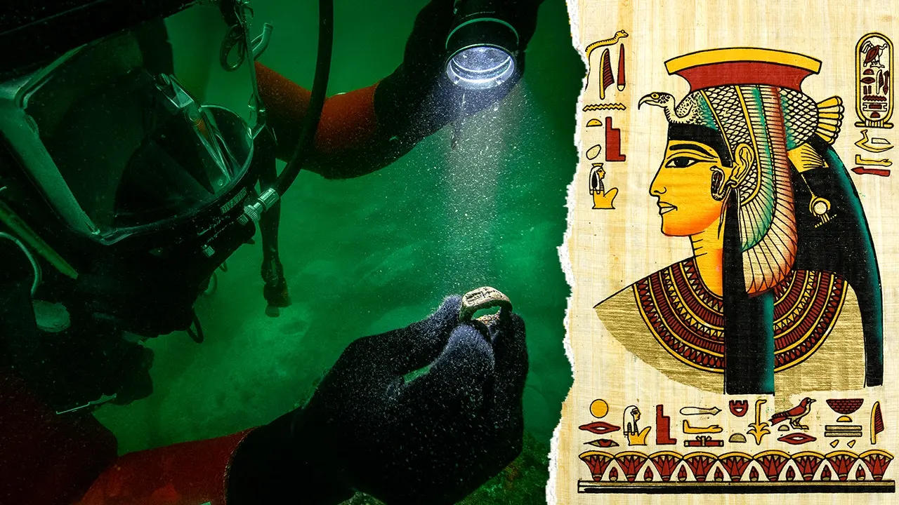 Sunken royal palace with Cleopatra link yields rare find tied to long